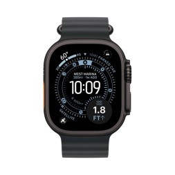 Apple Watch Ultra 3, 49 mm, Ocean Band (черный/черный)