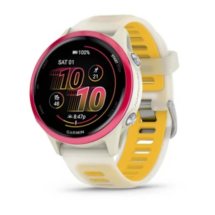 Часы Garmin ForeRunner 570, 42mm (Bone/Mango)