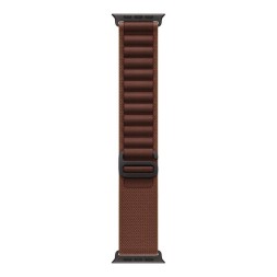 Apple Watch Ultra 4, GPS+Cellular, 49 mm, Alpine Loop (титановый черный/бургунди), размер M