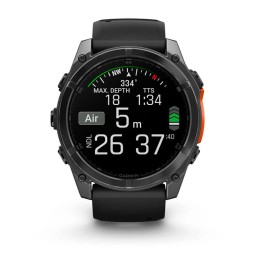 Garmin Fenix 8 AMOLED, 51 mm (Slate Gray/Black Silicone Band)