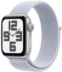 Apple Watch SE 2, 40 мм ремешок Sport Loop (серебристый)